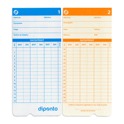 KIT CARTÃO PONTO DATAPRINT ( 1 MIL)