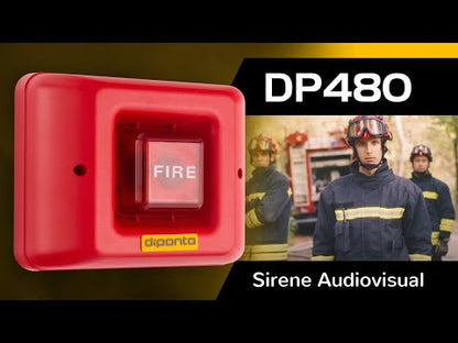 SIRENE AUDIOVISUAL DP480 24VDC